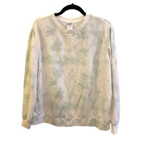 🖤5/$20 Seafoam and White Tie Dye Sweatshirt